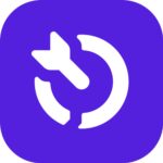 blue purple dart ai logo