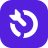 blue purple dart ai logo